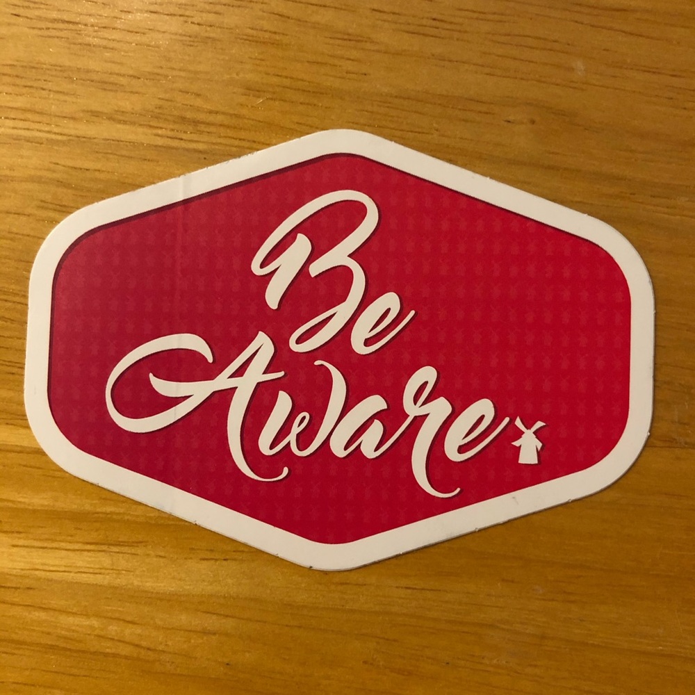 Dutch Bros Be Aware Sticker